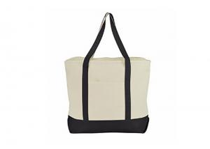 China Recycled Premium Large Reusable Shopping Tote Bag Canvas Ladies Hand Bag wholesale