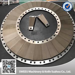 China +-50 Micron Precision Plastic Pulverizer Blade  D2 / SKD11 / Cr12Mov Material wholesale