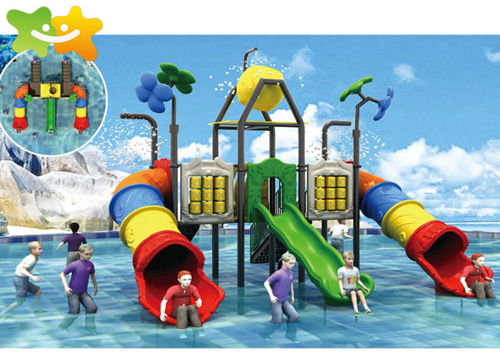 China Swimming Pool Water Slide , Plastic Water Slide Multicolors LLDPE Material wholesale