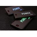 Custom Laser LED Logo Flashing Light Portable Mobile Power Bank 5000mAh for for sale