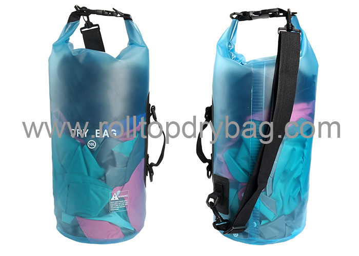 China Silkscreen / Digital Printing Transparent Dry Bag For Swimming Water Sports wholesale