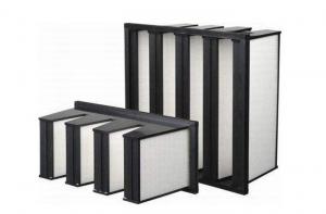 China Quiet V Bank Air Filter , Commercial Air Filters For Air Ventilation System wholesale