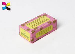China Rectangle Shape Custom Gift Packing Box 300g - 350g C1S Art Paper Material wholesale