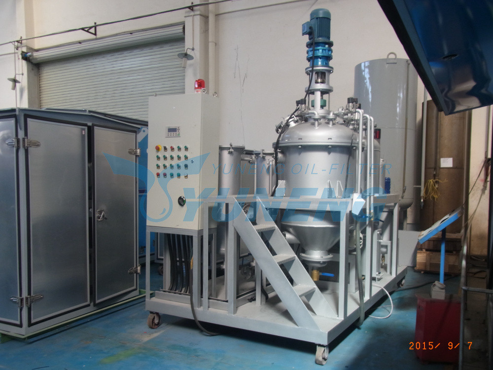 Black Tyre Pyrolysis Oil Refining System for sale