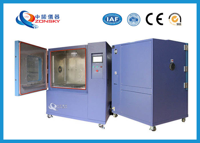 China IP5X IP6X Sand And Dust Chamber , Sand / Dust Test Chamber Air Temperature 0～35 ℃ wholesale
