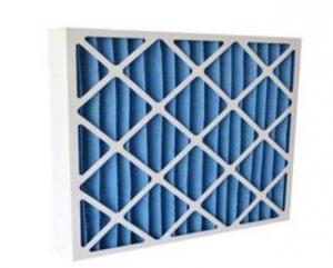 China Paper Frame Panel Air Filter Ventilation System Large Filtration Area wholesale