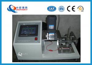 China Wire Cover Abrasion Testing Equipment For Communication Cable Insulation Skin wholesale