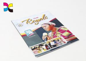 China Softcover With Perfect Binding Custom Magazine Printing With Varnishing Inside Pages wholesale