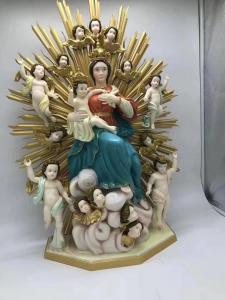 China Virgin Mary Statue 1200dpi Stereolithography 3D Printing Custom Hand Painting wholesale