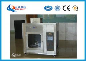 China IEC 60695 Stainless Steel Needle Flame Testing Equipment / Pin Flame Test Chamber wholesale