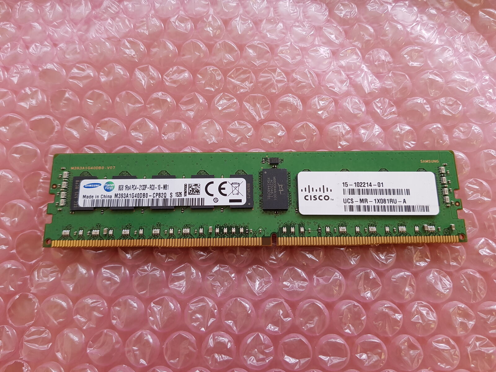 China 1Rx4 PC4-2133P DDR4 ECC Server Memory 8GB Cisco 15-102214-01 UCS-MR-1X081RU-A wholesale