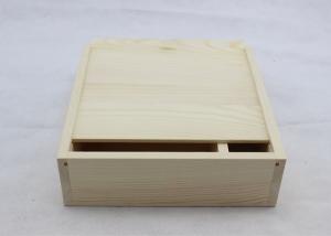 China Nature Wood Gift Packaging Large Personalised Wooden Box For Winter Christmas wholesale