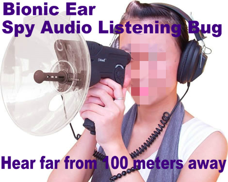 China Bionic Ear Remote Sound Recorder 100 meters headphone Spy Audio Listening Amplifier Bug wholesale