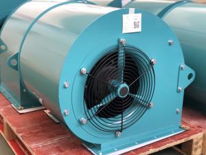 China Single Phase 4 Pole Double Inlet Centrifugal Fan With 7 Inch Galvanized Blade wholesale