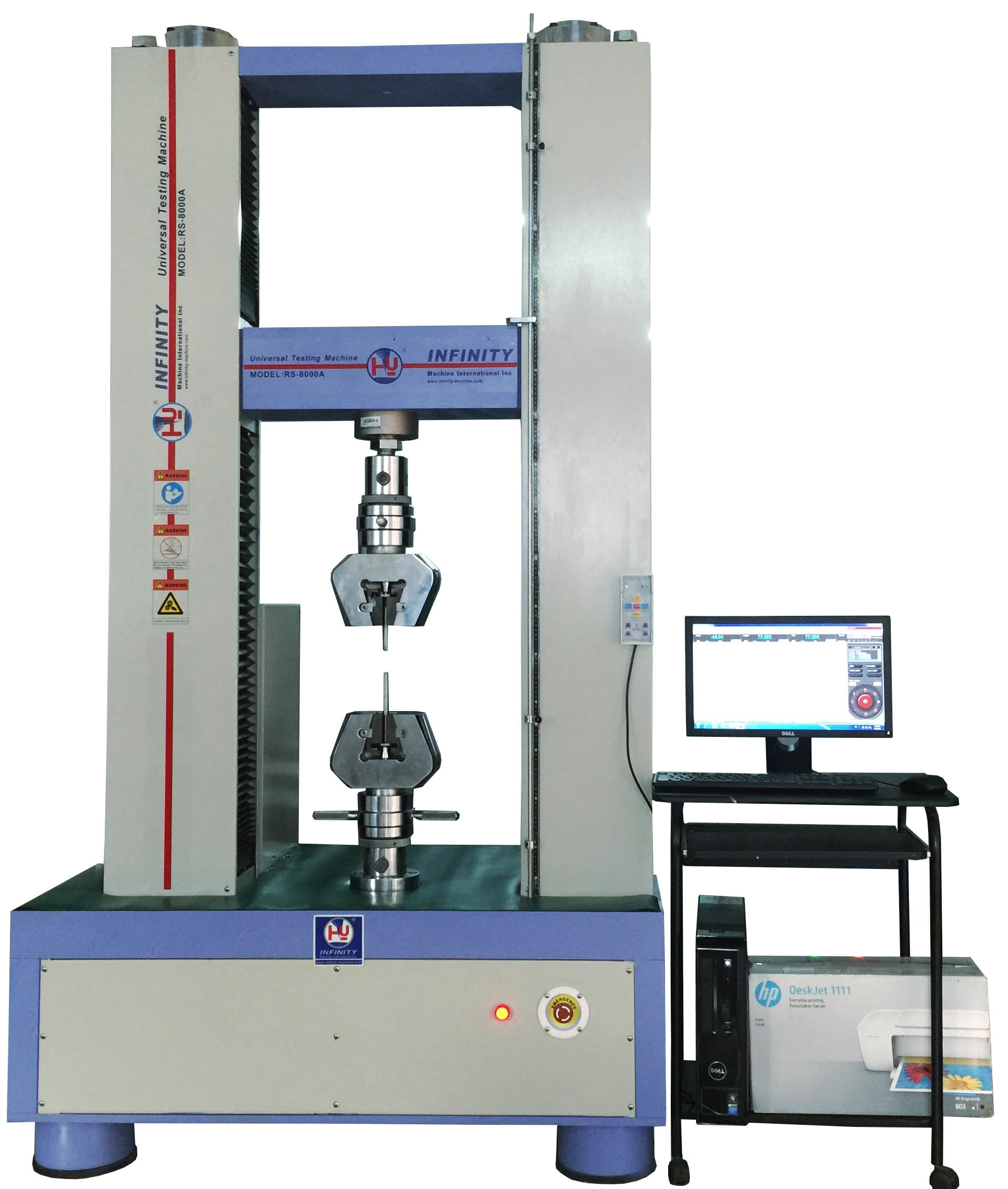 Industrial Electronic Tensile Tester , Rubber Tensile Testing Machine With for sale