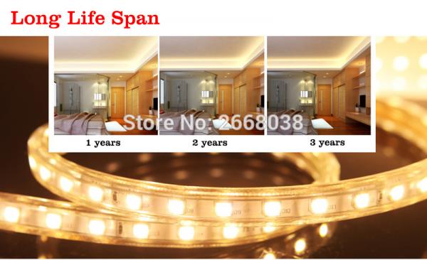 LED strip lights long life span