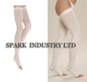 China Open Toe Medical Compression Stockings Of Thigh High Anti - Embolism Stocking wholesale