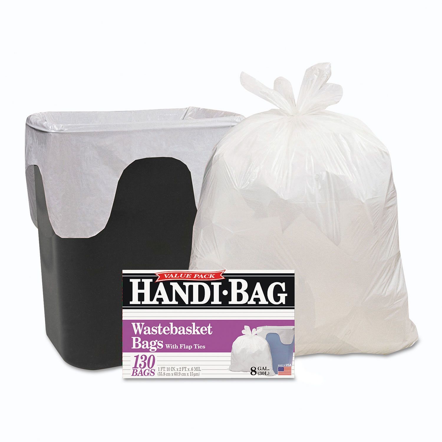 China Handi Plastic Star Seal Bags White Colour HDPE Material 5.5 - 25MIC Thickness wholesale