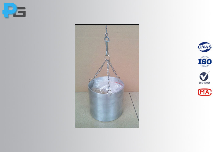 China 1.8KG Standard Impact Test Vessel IEC60335-2-6 Clause 21.102 With Flat Aluminum Base wholesale