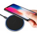 ABS+Aluminum Super Slim QI Certified Fast Charging Portable Wireless Charger 10W for sale