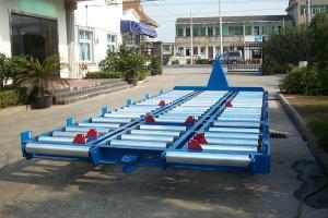 China 3600 kg Blue Cargo Dolly Trailer , Durable Ground Handling Equipment wholesale