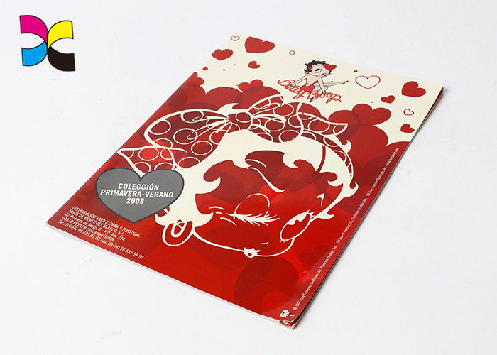 China Matt Paper Custom Magazine Printing Full Color Red Subscription For People wholesale