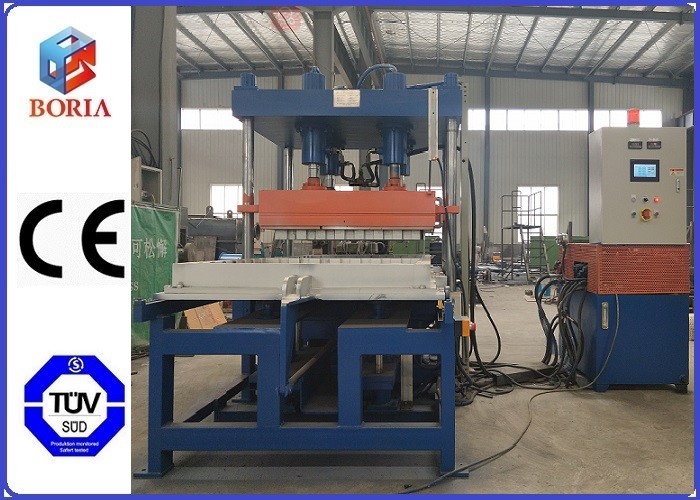 China Column Type Structure Rubber Tile Machine Steam Heating PLC Automatic Control wholesale
