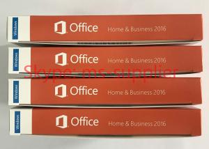 China Original Microsoft Office Home and Business 2016 for Windows Retail 64 Bit OEM New Key Card wholesale
