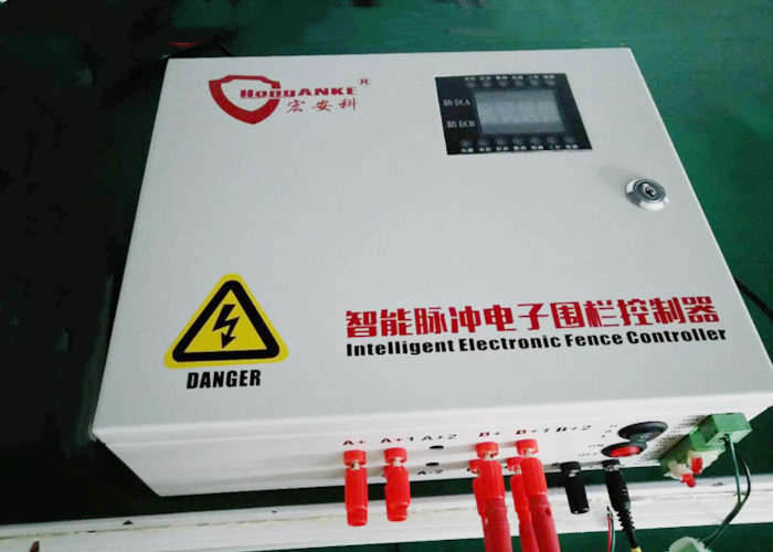 China 85CM High Voltage Electric Fence Alarm System 2 Zones 4 / 6 / 8 Lines NO NC wholesale
