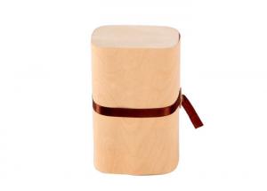 China Soft Custom Shape Balsa Wood Candy Box Tree Bark Box For Tea Packaging wholesale