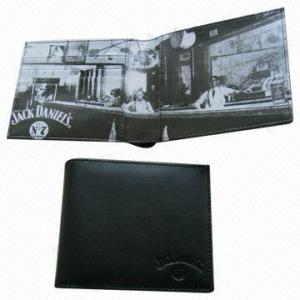 China Men's Bi-fold Wallets, Made of PU, Measures 11.5 x 9 x 3cm on sale