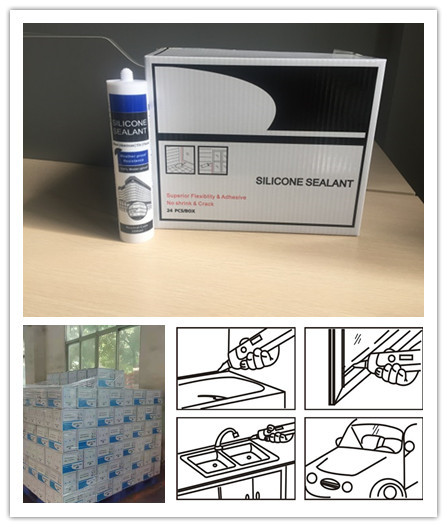 China Low Shrinkage Waterproof Silicone Sealant Age Resistant Liquid Silicone Glue wholesale