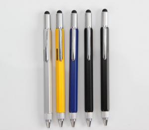 China 6 in 1 Tech Tool Stylus Touch Pen, Ballpoint pen ,Double end Screw driver Ruler in CM wholesale