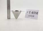 China Portable Coffee Metal Dripper / Cone Coffee Filter Customized Logo wholesale