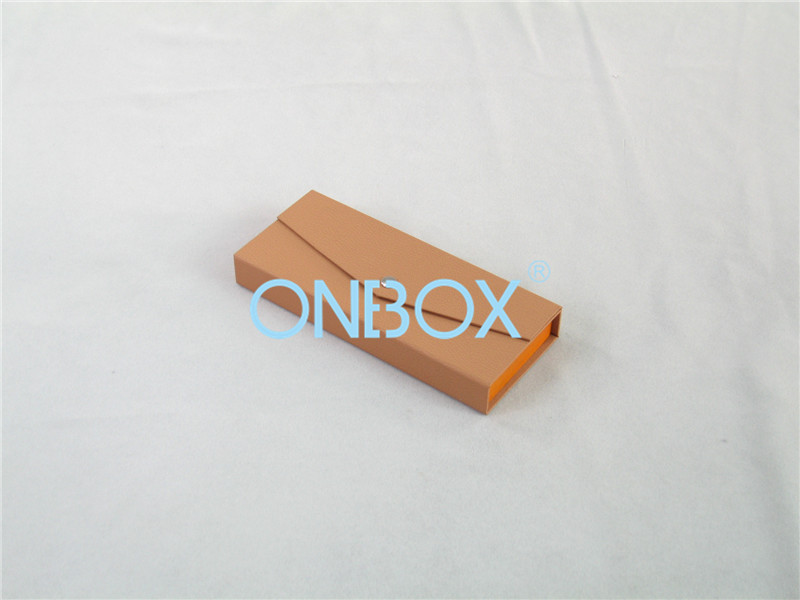 China Folding Printed Pen Packaging Box , Brown Pen Presentation Box wholesale
