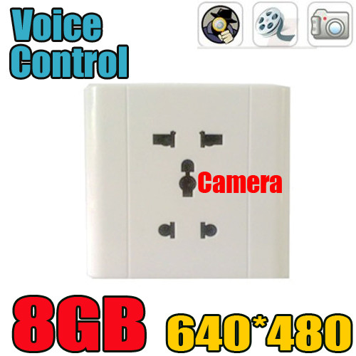 China Home Security Wall Socket Outlet DVR Spy Hidden Camera Surveillance Audio Video Recorder wholesale