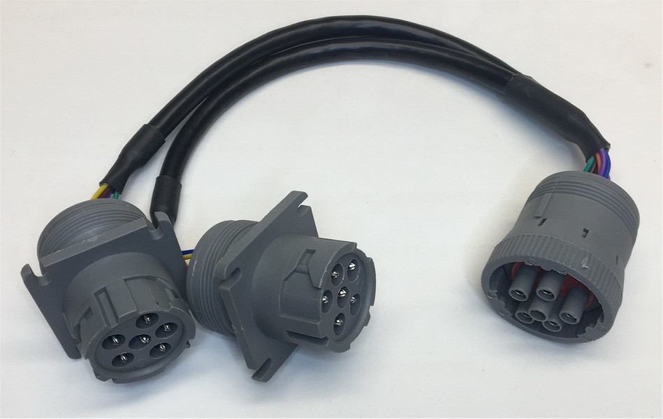 China High Precision J1708 Cable , Y Splitter Power Cable For Deutsch Connectors wholesale