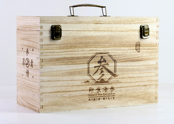 China Engraved Personalised Paulownia Wood Wine Box Hinged Lid For 6 Wine Bottles wholesale