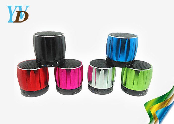 China Small Portable Bluetooth Speaker , Metal Steel Wireless Smart Bluetooth Speakers for sale