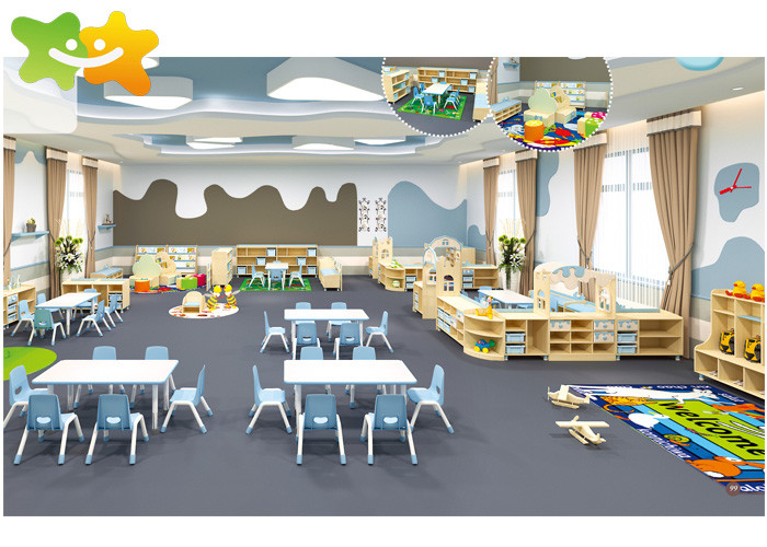 China Combinable Community Preschool Furniture Set Humanization Design Cute Appearance wholesale