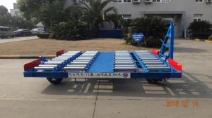 China Safety Container Pallet Dolly Hot Dipped Galvanized With Swivel Wheel wholesale
