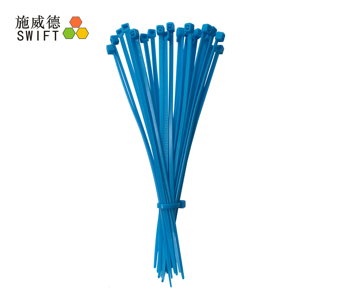 China Nylon Plastic Zip Ties U4820L Flammability No Tilt Angle With High Tensile Strength wholesale