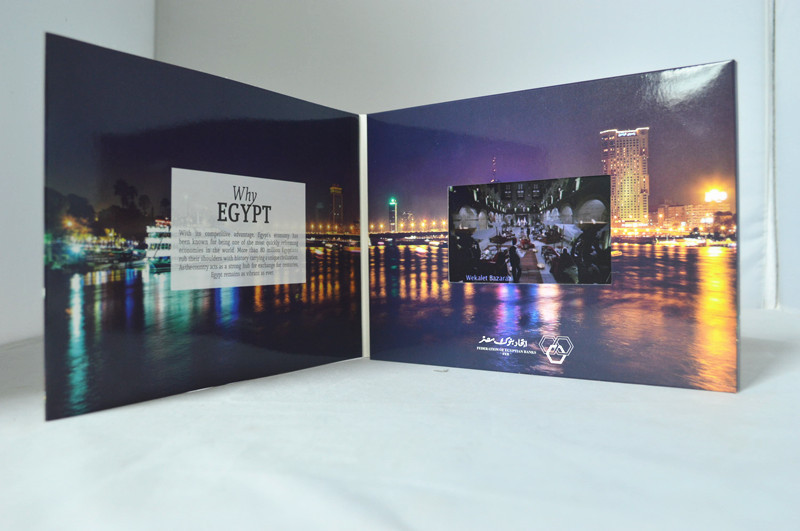China Marketing Promotional Digital Video Gift Card E - Brochure Design wholesale