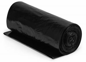 China Heavy Duty Recyclable Garbage Bags 95 - 96 Gallon Black Colour LDPE Material wholesale