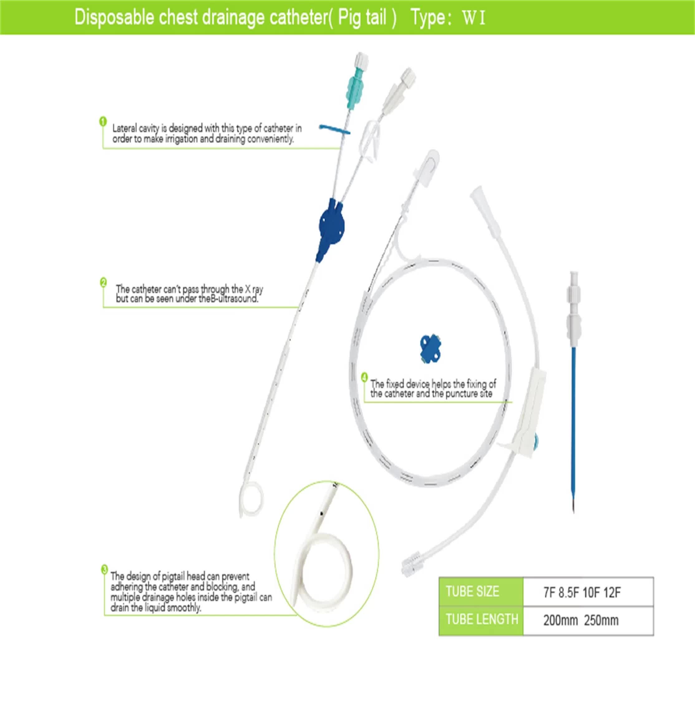China CE/ISO Pigtail Double Lumen Central Venous Catheter Kit wholesale
