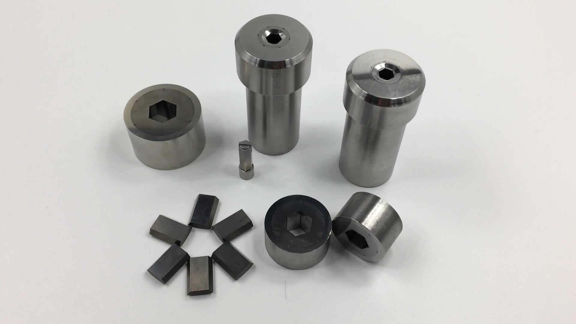 Segmented Carbide Punches And Dies Grinding Surface With H6~H50mm Hole Size for sale