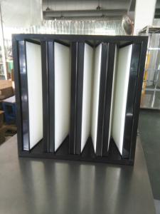 China Large Air Volume V Type Filter ABS Metal Frame Glass Fiber PP Fiber wholesale