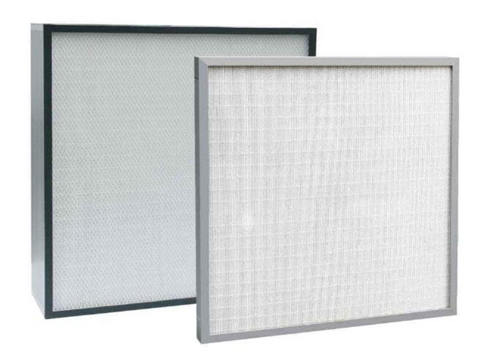 China H14 HEPA Mini Pleat Air Filter Efficiency 99.95~99.99% ISO Certification wholesale