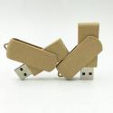 Eco Friendly Swivel Degradable Wooden USB flash Drive 16Gb With Compostable for sale