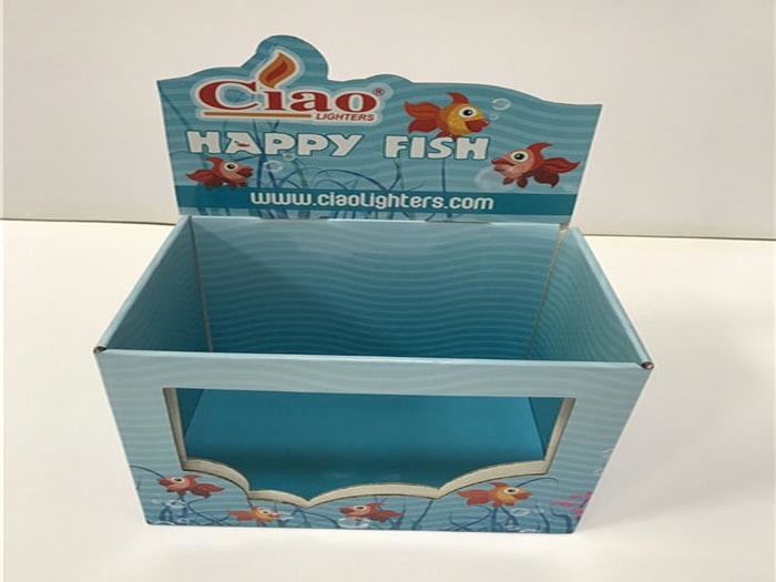 China Collapsible Counter Display Boxes Deep Sturdy 100% New Customized Logo wholesale